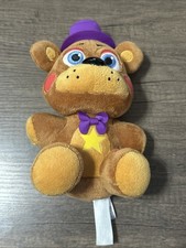 2020 Funko FNAF Five Nights Freddys Plush 8 Rockstar Freddy Fazbear Purple Hat