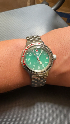 Vostok Amphibia 420307 Watch Paratrooper Diver Mechanical