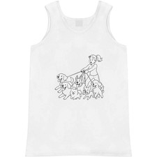 'Walkies Happy Dogs' Adult Vest / Tank Top AV054905 