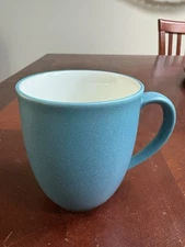 NORITAKE Colorwave Turquoise Coffee Tea Mug Cup Active Pattern