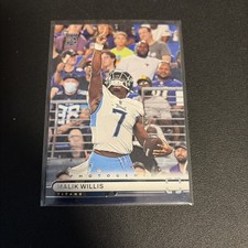 2022 Panini Chronicles - Photogenic Malik Willis #PH-29 (RC)