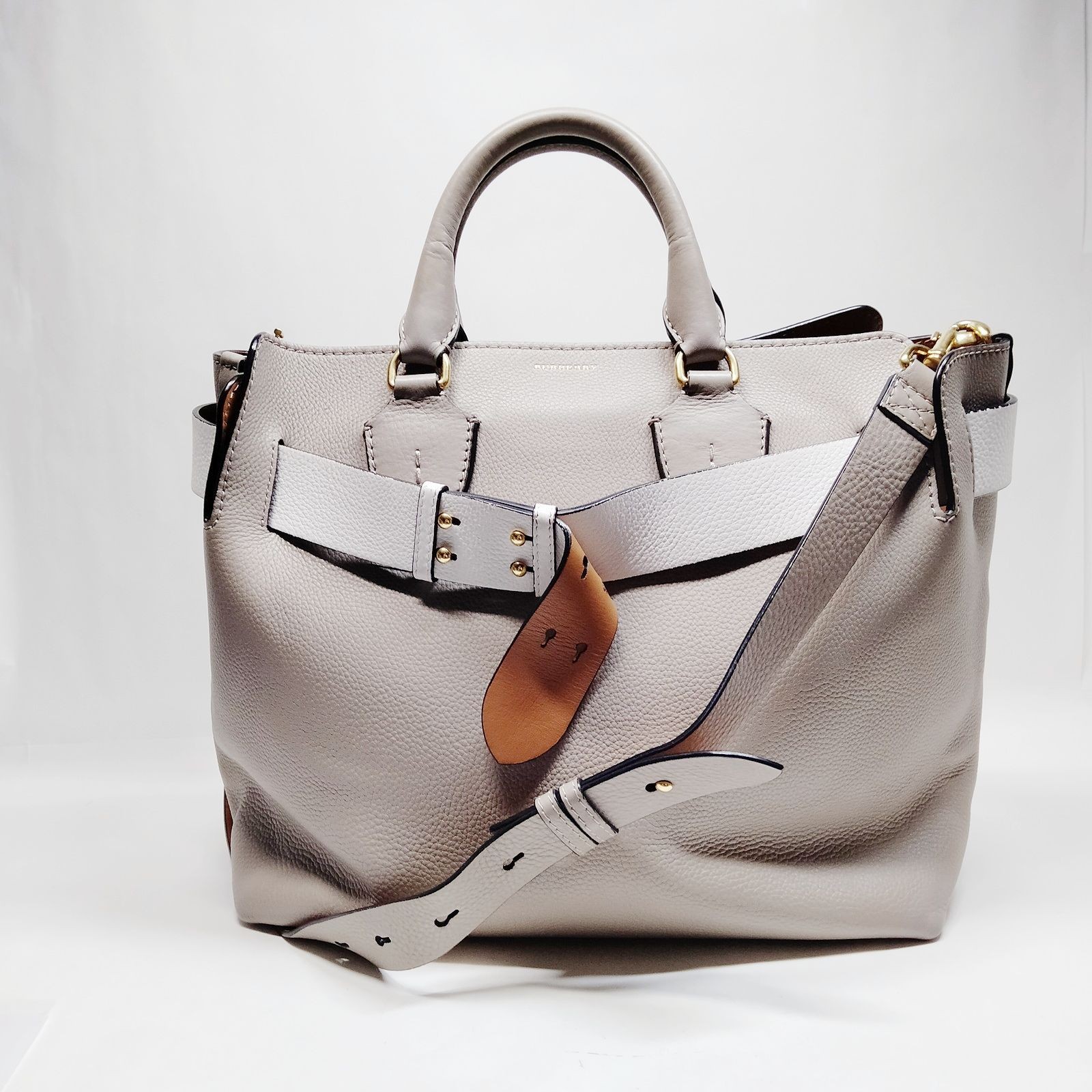 Borsa a mano Burberry in pelle beige 3974960