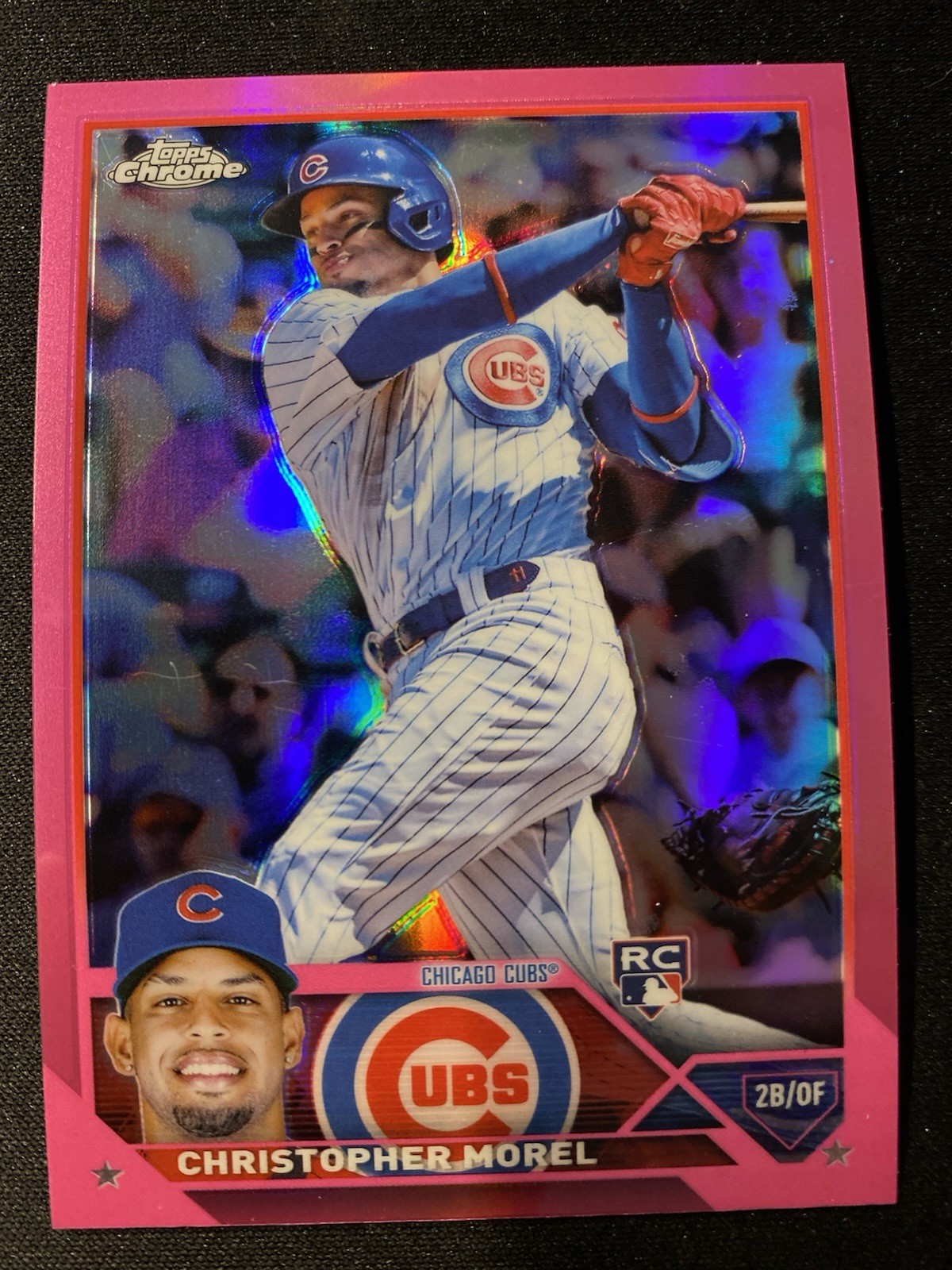 2023 Topps Chrome Christopher Morel Rookie Pink Refractor #198 Chicago Cubs RC