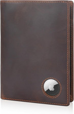Polare Luxury RFID Blocking Leather Passport Holder Travel Wallet for Men and Wo