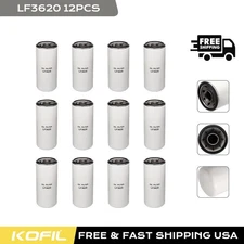 12 PACK Oil Filter Fit Detroit Diesel Series 50 & 60 Diesel Engines (LF3620)