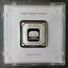 Geiger 1oz Silver Bar with Assay Certificate in a Plastic Holder