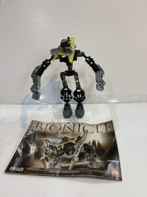 LEGO BIONICLE VAHKI RORZAKH 8618 Action Figure with Book Used No Box Loose