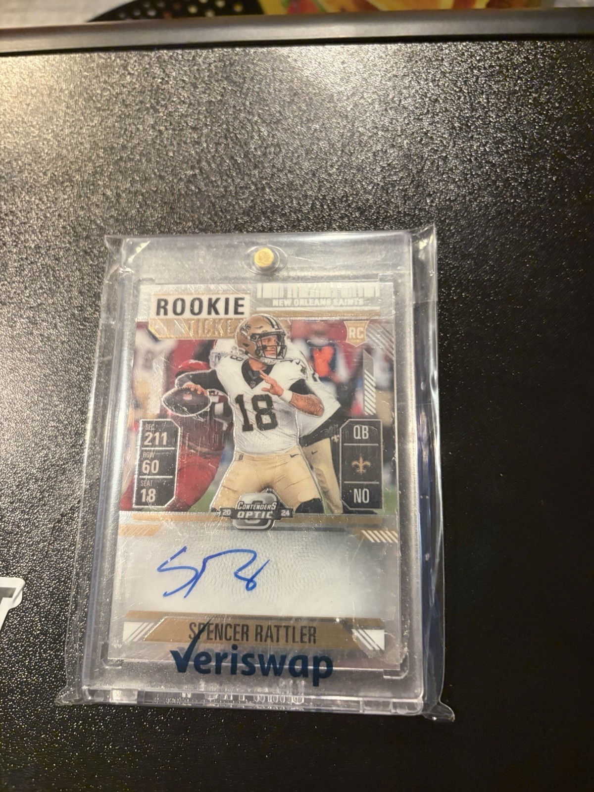 2024 Panini Contenders Optic - Rookie Ticket RPS Autographs Spencer Rattler #116