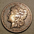1882-O Morgan Silver Dollar 0.900 Silver Good Condition With Great Detail