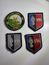 Gendarmerie Lot 4 écussons/patchs brodés Gendarmerie Mobile 44/2 Bellac