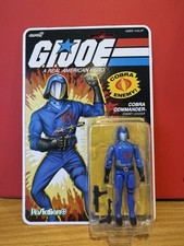 G.I. Joe Figure Super7 Reaction  Plus O Ring Wave 1 Cobra Commander