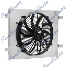 Aluminum Shroud Fan Fit 09-15 Dodge Charger Challenger Chrysler 300 V8.