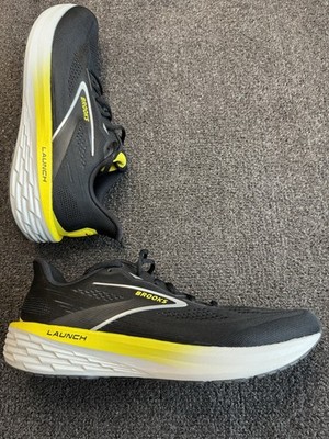 Brooks Launch 12 Men s Size 13 Black yellow Oyster 1104811D007 Running Shoes