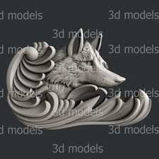 3d STL models for CNC, Artcam, Aspire, wolf