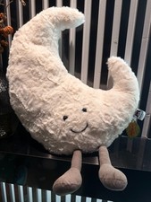 Jellycat Amuseable Fluffy Moon Plush 15in Doll Birthday Gift Kids Toy