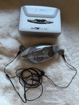 Tragbarer Kassettenspieler Clatronic WM 365 + beyerdynamic In-Ear Kopfhörer Top!