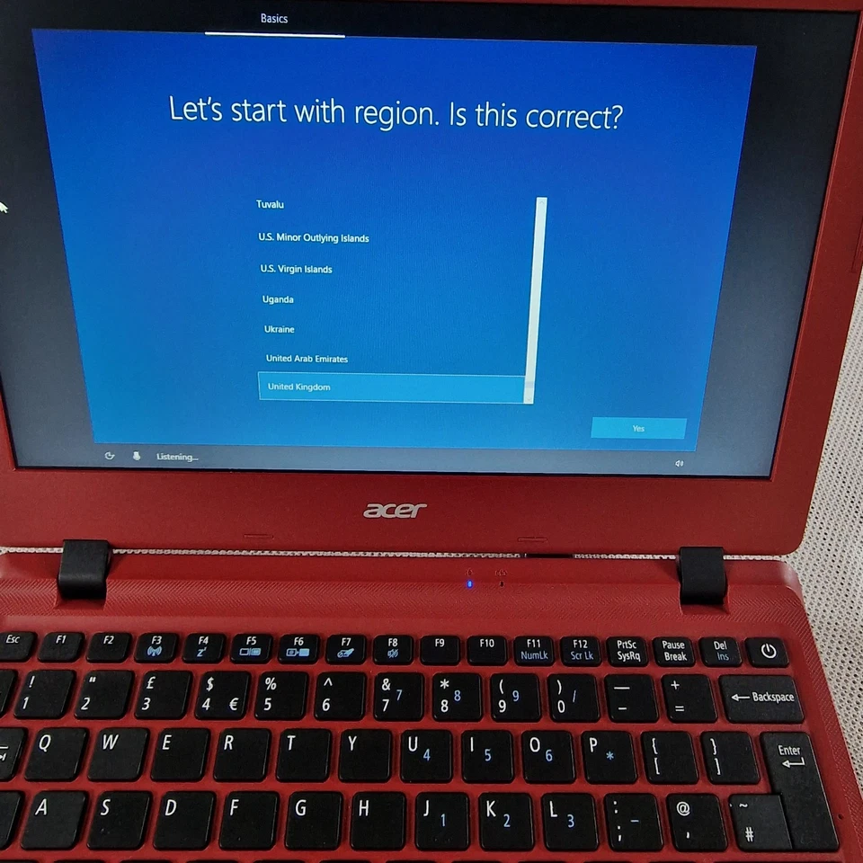 Acer Aspire ES11 ,ES1-132-C4XY, Celeron, 11.6", Wind 10 ,32Gb EMMc,4Gb RAM (127) - Image 4 of 4