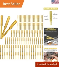 Versatile 120 Pcs Chainsaw Sharpening Kit - Perfect for Wood, Stone, and Jewelry
