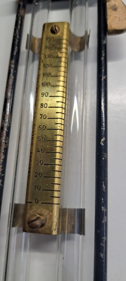 Ancien Appareil De Mesure  Instrument de mesure en millimètres d'eau - Photo 3/4