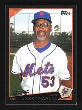 Jerry Manuel New York Mets 2009 Topps Black #181 SN /58