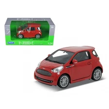 Welly 24028R Aston Martin Cygnet Red 1/24 Scale Diecast Model Car, L-5.5 x W-...