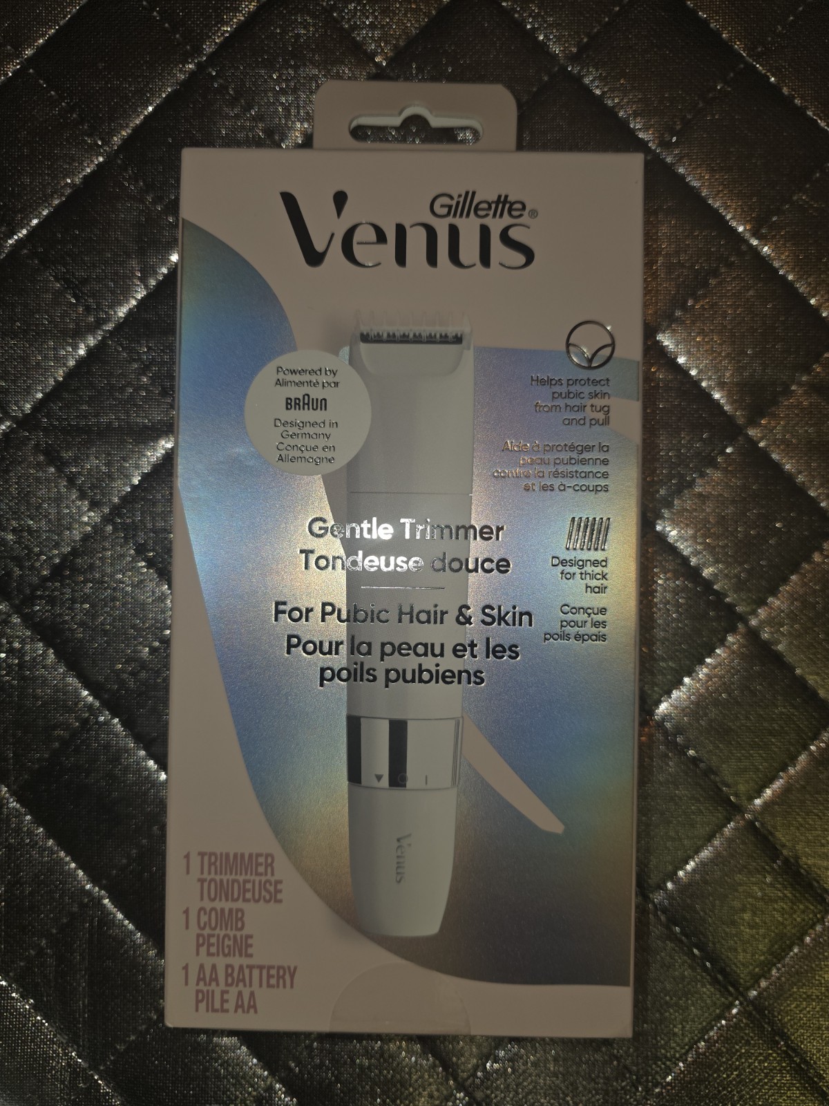 Gillette Venus Gentle Trimmer for Pubic Hair & Skin 1 Pack N