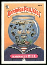 1987 Topps Garbage Pail Kids Series 9 #349b Barnacle Bill