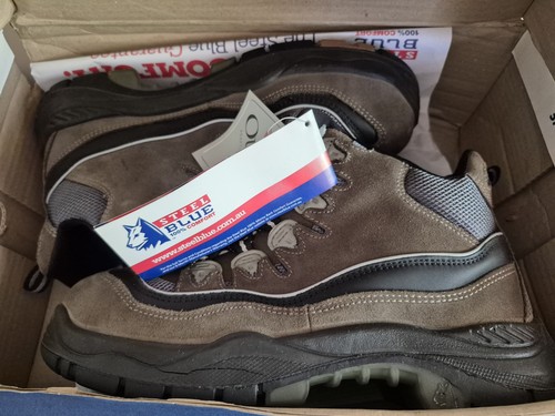 Steel Blue Work Boots Rockhampton Grey 9.5 AU EUR 44 New In Box - Picture 9 of 11