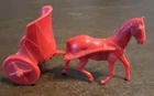 Vintage 1950-60's Marx Ben Hur Playset Roman Chariot Plastic Figure
