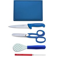 Fr. Dick Angler-Set 5-Tlg Fischschupper Flossenschere Schneidbrett & Stechmesser