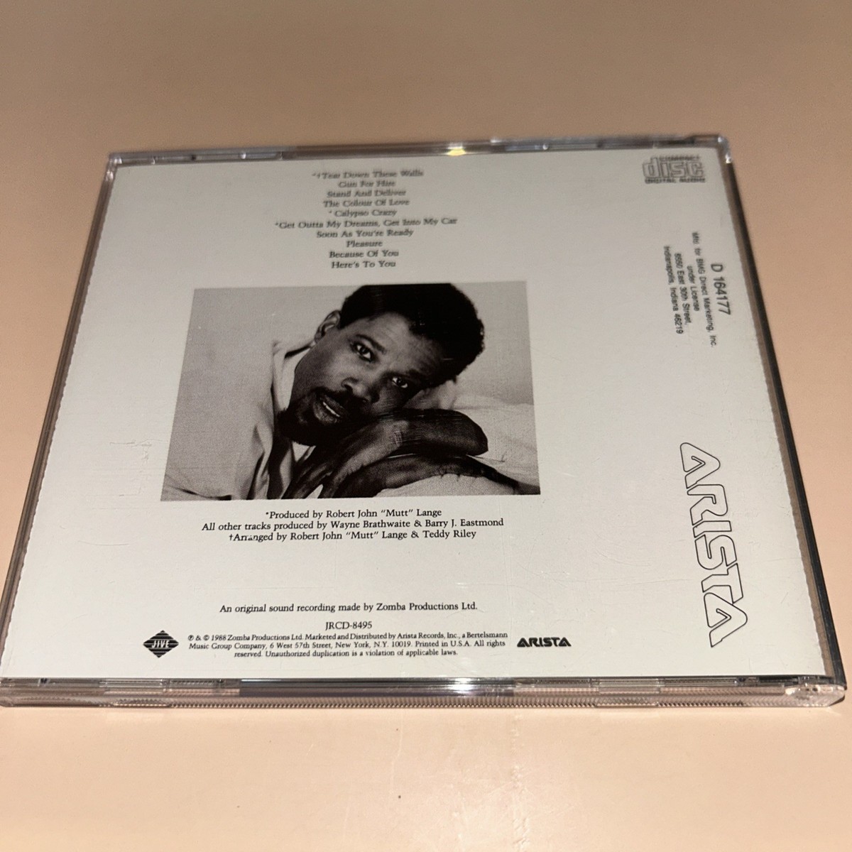BILLY OCEAN • Love Zone | Tear Down These Walls | eBay
