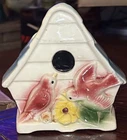 Vintage Shawnee Bluebird Wall Pocket Planter With Flowers Sweet!
