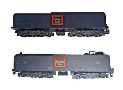BACHMANN SPUR HO 58066 - BURLINGTON NORTHERN 4-8-4 52' NUR TENDER