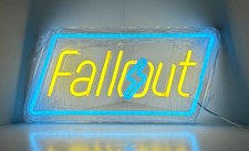 Fallout Logo LED Neon Wall Sign Gaming Light 13" x 7" BRAND NEW SHIPS FAST 