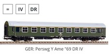 Piko DR Passenger Car 58550-2 HO Scale DC