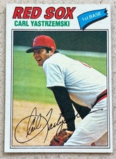 1977 Topps Baseball Boston Red Sox Carl Yastrzemski #480