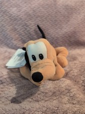 Pluto Mini Bean Bag Vintage Plush Collectible -The Disney Store -NWT