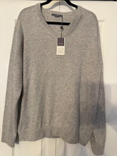 MEN’S UBS EMPLOYEE GIFT XL ALASHAN CASHMERE SWEATER – CORPORATE LUXURY OFFICE