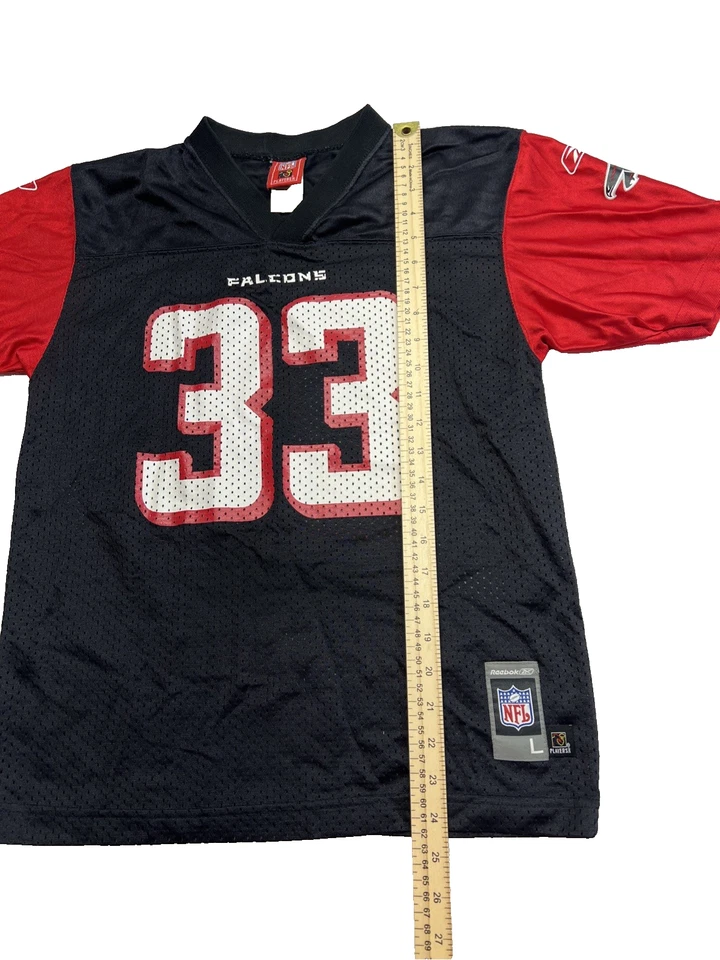 Camiseta de fútbol americano Reebok Michael Turner Atlanta Falcons NFL juvenil grande 14-16 niños Foto 4 de 4