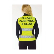 Chaleco HY Equestrian HyVIZ - Pase ancho y lento - Amarillo/Naranja