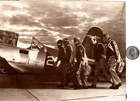 WW2 WWII USAAF US Army Air Force Military Press Photo Fighter Pilots in Action