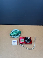 Samsung Digital Camera ST50 12.2MP Red Works Ships Fast!!!