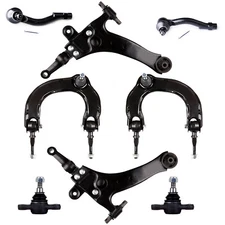 8pcs For Kia Magentis Optima Amanti Upper Lower Control Arms Tie Rods Ball Joint