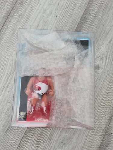 WWF Hasbro Typhoon MOC, USA CARD. Series 3. With c...