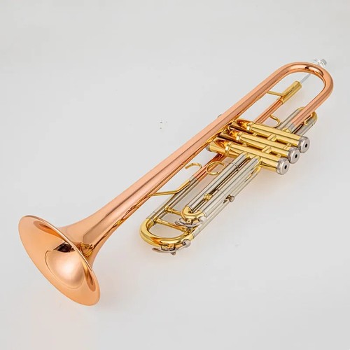 Hot sell 8335 Bb Trumpet B Flat Brass Phosphor copper Trumpet with Leather Case - Picture 12 of 26