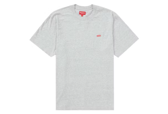 トップス Supreme Small Box L/S Tee Heather Grey Supreme Small Box L S Tee (SS23) - $68