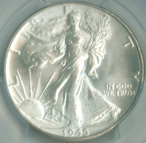 1945 Walking Liberty Half Dollar PCGS MS-64 (2229428) - Picture 2 of 4