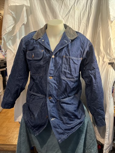Duluth Trading Company Lined Blue Jean Jacket Excellent Condition Size XL     GT