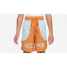 New Big Boys' Nike Sportswear Woven Shorts KIDS Sz XL MONARCH OCEAN BLISS Orange
