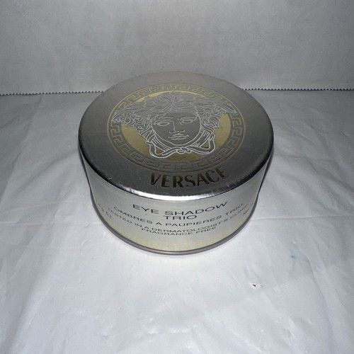 Versace Eye Shadow Trio Compact W/ Medusa Design Shimmer - Picture 2 of 5